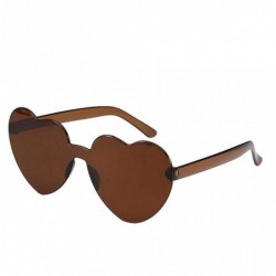 Round Sunglasses Clearance Sales Shaped Sunglass - Coffee - C5199Y4CM70 $8.24