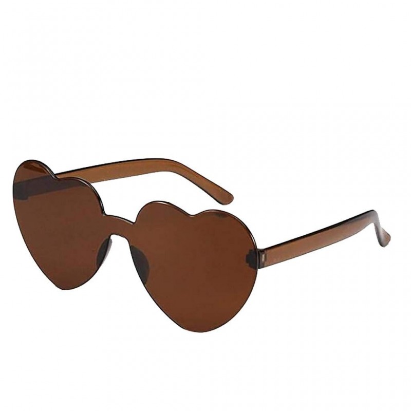 Round Sunglasses Clearance Sales Shaped Sunglass - Coffee - C5199Y4CM70 $8.24