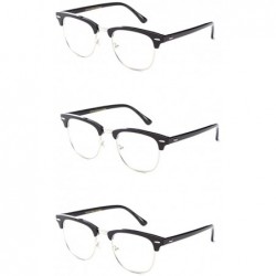 Square Babo" Slim Oval Style Celebrity Fashionista Pattern Temple Reading Glasses Vintage - 3 Pack Oval Silver - CF11P3EZHHL ...