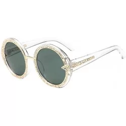 Round Frameless Retro Small Round Polarized Sunglasses One Piece Jelly Candy Colorful Unisex - D - CI190HN9EYA $19.80
