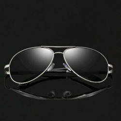 Oval Photochromic Pilot Polarized Sunglasses Men Women Driving Discoloration Sun Glasses Shades Oculos De Sol - Gun - C8198AH...