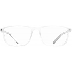 Oval N Four Clear/Clear Lens Eyeglasses +2.50 - CP18QQ9RD88 $78.62