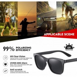 Round DESIGN Polarized Sunglasses Men TR90 Frame Fashion Mirror Driving Fishing Zonnebril Heren UV400 - C3brown - CH197Y75Z4M...