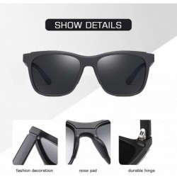 Round DESIGN Polarized Sunglasses Men TR90 Frame Fashion Mirror Driving Fishing Zonnebril Heren UV400 - C3brown - CH197Y75Z4M...