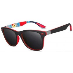 Semi-rimless Polarized Sunglasses Men Women Driving Square Frame Sun Glasses Male Goggle - C12 - C2194OUK4C3 $34.00