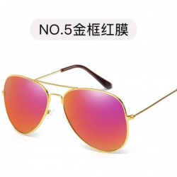 Round Summer Men Round Sunglasses Women Glasses Luxury Mirror Retro Metal Sun Red Vintage Female - C7198A0Q4Z5 $28.50