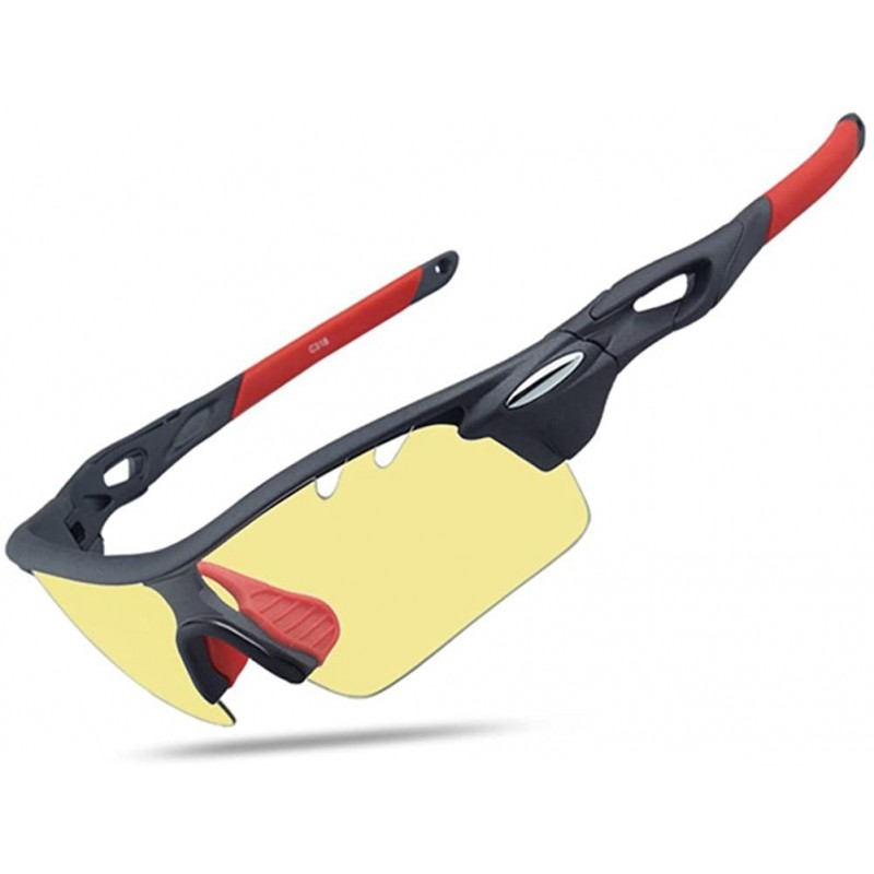 Sport TOPSPORTS 3lens sport TR90 Sunglasses Cycling Polarized photochromic Glasses - CB186WMANER $57.47