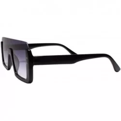 Square Designer Vintage Luxury Retro Swag Hip Hop Dope Style Square Sunglasses - Black - CX18W8C0EK4 $22.88