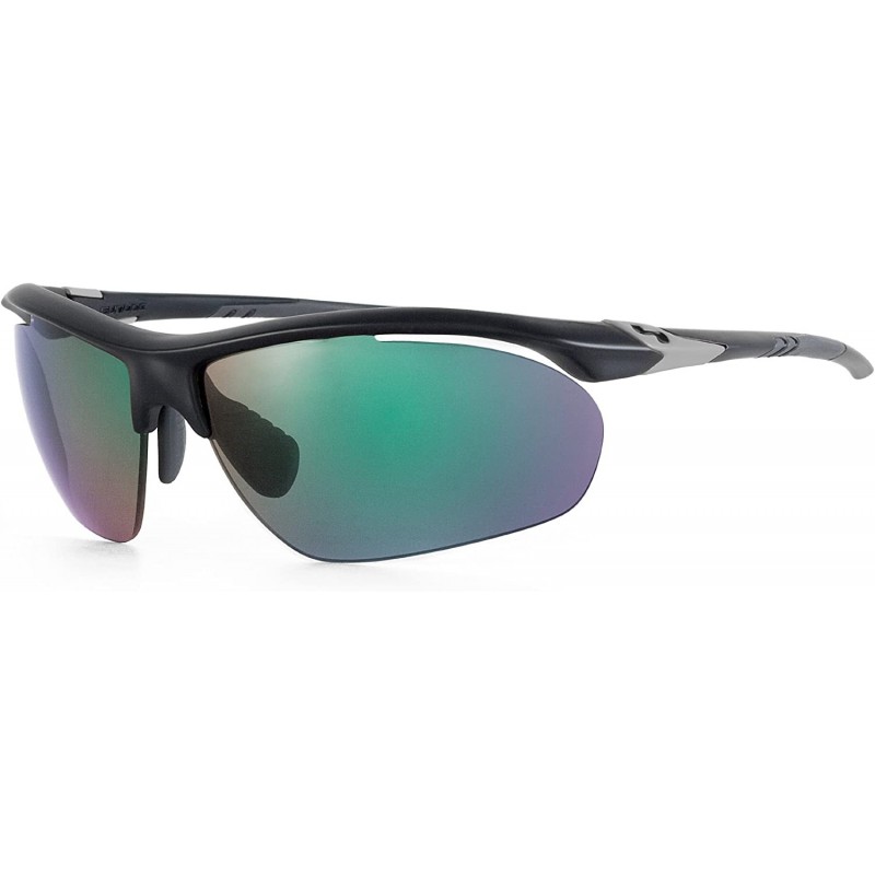 Sport Bolt Sunglasses - Black - CI11CNE3AKT $46.65