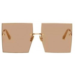 Oversized Luxury Women Sunglasses Oversized Square Style with UV400 Protection - Brown - C518AO049ZL $39.31