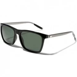 Aviator Polarized Sunglasses for Women Men Driving Rectangular Aluminum Sun Glasses UV 400 Protection - 03-grey/Green - C018C...