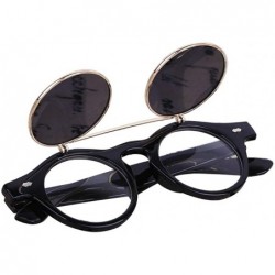 Rimless Vintage Sunglasses Juniors Premium Steampunk - B - C018YSC8O6N $6.11
