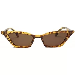 Cat Eye Vintage Sunglasses Women Cat Eye Sun Glasses Retro Small Red ladies Sunglass - Rblack - C918WZUQ3U2 $25.59