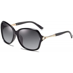 Aviator Sunglasses Women's Polarized Sunglasses Classic Large Frame Sunglasses Driving Glasses - E - CX18QQG2QMZ $45.33