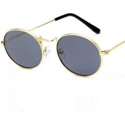 Oval Oval Sunglasses Women Men Retro Aolly Women Sun Glasses Men Ladies Eyewear 4 - 3 - C518XE05OK6 $18.69