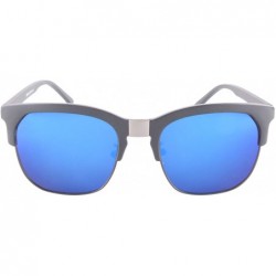 Square Polarized Sunglasses UV400 Protection Lens Mirror Lens Half Rim Sunglasses Summer Outdoor Eyewear-G5026 - CO189UH4L2T ...