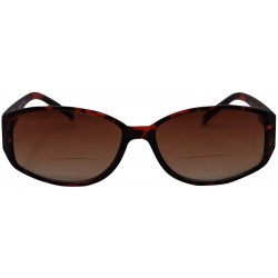 Square Stylish Bifocal Sunglasses - Tortoise - CI11TO9XZT3 $18.45