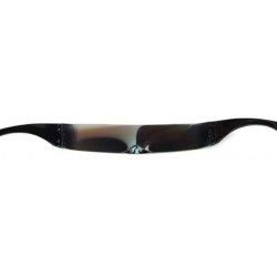 Goggle Futuristic Cyclops Monoblock Shield Mirrored Sunglasses Sunglass Glasses - Blue - CZ18Z7CGWAQ $13.42