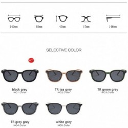 Cat Eye Women Cat Eye Sunglasses Vintage Sun Glasses Female Driving Shades UV400 - C1 Black Grey - CR1902RI745 $10.34