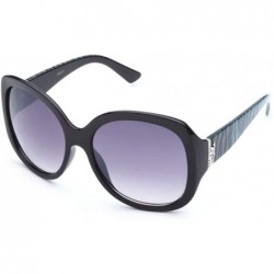 Oversized Womens Oversized Zebra Fashion Sunglasses - Black/Blue - C4117DDYZBJ $10.09