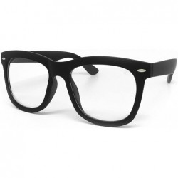 Wayfarer 97803 Oversized Vintage Classic retro Clear Lens Glasses - Clear Lens - CZ182LMSHOA $26.29