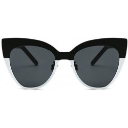 Cat Eye Sunglasses Protection Outdoor Accessory - Black box under black - CB1997KL2T3 $37.51