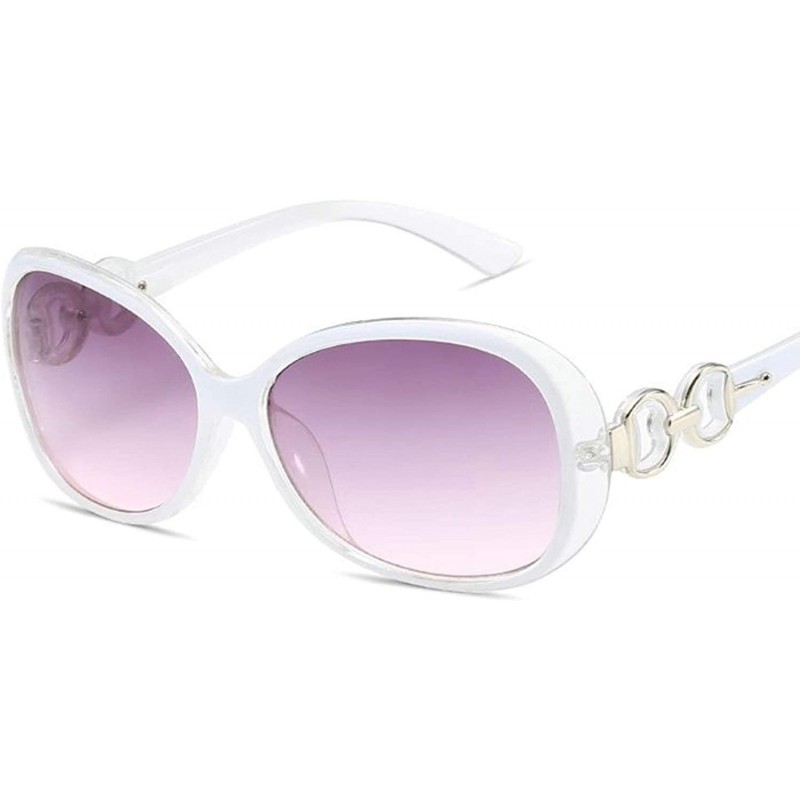 Square Classic Retro Designer Style Curved Frame Sunglasses for Women PC AC UV400 Sunglasses - Style 8 - CS18SZUI6YM $15.29