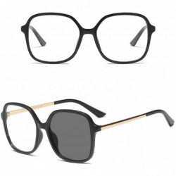 Square Retro Square Finished Nearsighted Photochromic Sunglasses Myopia Glasses Frames Men Women Trending Styles UV400 - CT19...