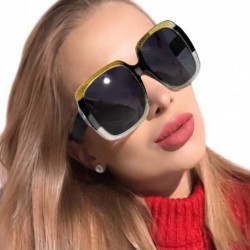 Sport Oversized Square Suglasses for Women Polarized - Fashion Vintage Classic Shades for Outdoor UV Protection - C518ZKCISGL...