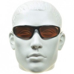 Sport Safety Glasses Z87 Work Driving Shooting Sunglasses HD Amber or Grey Lens Mens Womens - CM199D49ORN $12.36