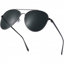 Oversized Classic Aviator Sunglasses for Men UV 400 Protection Polarized Mens Women Sunglasses 8036 - C618RAHHNG8 $12.26