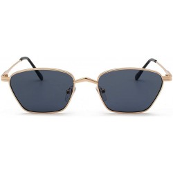 Shield Metal Full Glasses Frame - Polarized Sunglasses Mirrored Lens Fashion Goggle Eyewear For Women Men Unisex Adults - CN1...