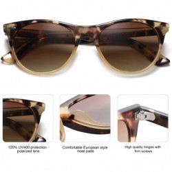 Round Classic Retro Polarized Sunglasses Small Vintage UV400 Glasses CELEB SJ2076 - CE18TSXEEAL $13.00
