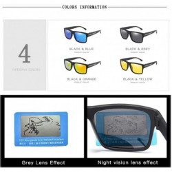 Classic Polarized Sunglasses For Men Women Square Vintage Driving Fishing  Sunglass Black Blue Mirror Retro Sun Glasses UV400