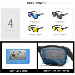 Square Men Polarized Sunglasses Classic Square Sun Glasses Women Mirror Lens Eyewear Drivers Goggles UV400 - C9199KXZM20 $9.03