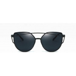 Goggle Fashion UV 400 Protection Glasses Travel Goggles Outdoor PC Frame Sunglasses - Black Gray - CJ18Q7T48W5 $8.74
