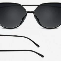 Goggle Fashion UV 400 Protection Glasses Travel Goggles Outdoor PC Frame Sunglasses - Black Gray - CJ18Q7T48W5 $8.74