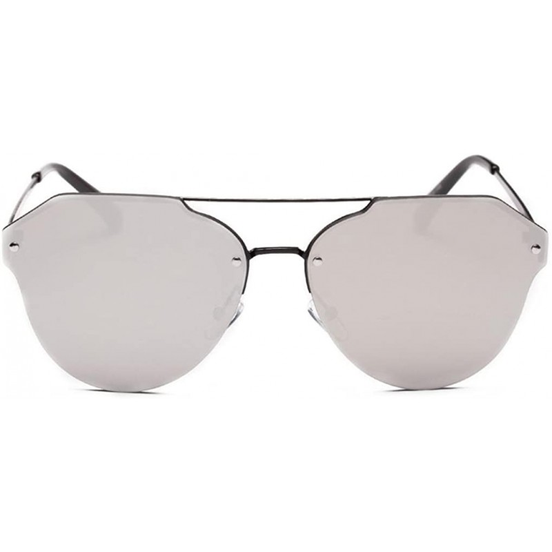 Oval Women's Retro Cat Eye Oval Shades Frame UV Protection Polarized Sunglasses - Gray - CD18E7LXDZG $23.49