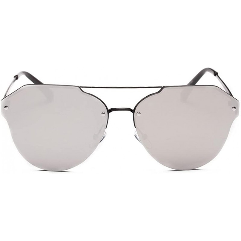 Oval Women's Retro Cat Eye Oval Shades Frame UV Protection Polarized Sunglasses - Gray - CD18E7LXDZG $10.16