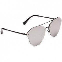 Oval Women's Retro Cat Eye Oval Shades Frame UV Protection Polarized Sunglasses - Gray - CD18E7LXDZG $23.49