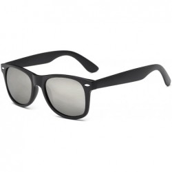 Square Polarized Sunglasses for Men Retro - Polarized Retro Sunglasses for Men FD2149 - 1.8-silver - CE18LX6EYOE $9.56