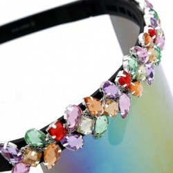 Oversized Oversized Sunglasses Mirrored Colorful Windproof - Silver - C018X07W7KR $15.48