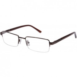 Rectangular Metal Frame Blue Light Blocking Reading Glasses 1.56 Lenses-6334 - CQ17YI2LZ6W $61.81