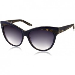 Wayfarer Women's Sadie Cat Eye Sunglasses - Navy Blue/Tortoise - CP1257ENLK1 $82.77