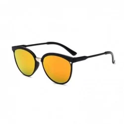 Round Vintage Round Sunglasses for Women Men Classic Retro Designer Style UV400 Mirrored Lens Eyewear Sun Eye Glasses - C718R...