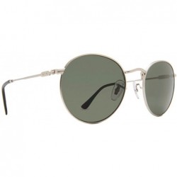 Aviator Velvatina Adult Sunglasses- Silver Gloss/Retro Grey One Size - C9186TAMAN0 $77.96