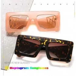 Oversized Oversized Sunglasses for Men Luxury Retro Square mens Sun Glasses Women - CJ19650QQOO $11.55