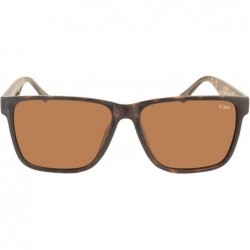 Rectangular Piper Tortoise Polarized Sunglasses - CN18IW3DG2S $33.90
