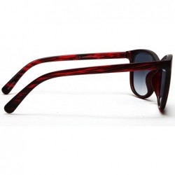 Goggle Bifocal Reading Sunglasses Fashion Readers Sun Glasses for Men and Women - Burgundy - CJ12EDR9XHN $32.47