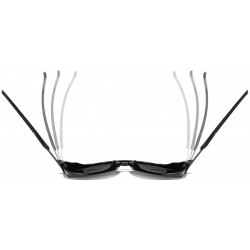 Square TR90 Frame Sunglasses Polarized Men Windproof Driving Sun Glasses for Men Square - Brown - CP18K6S594D $11.35